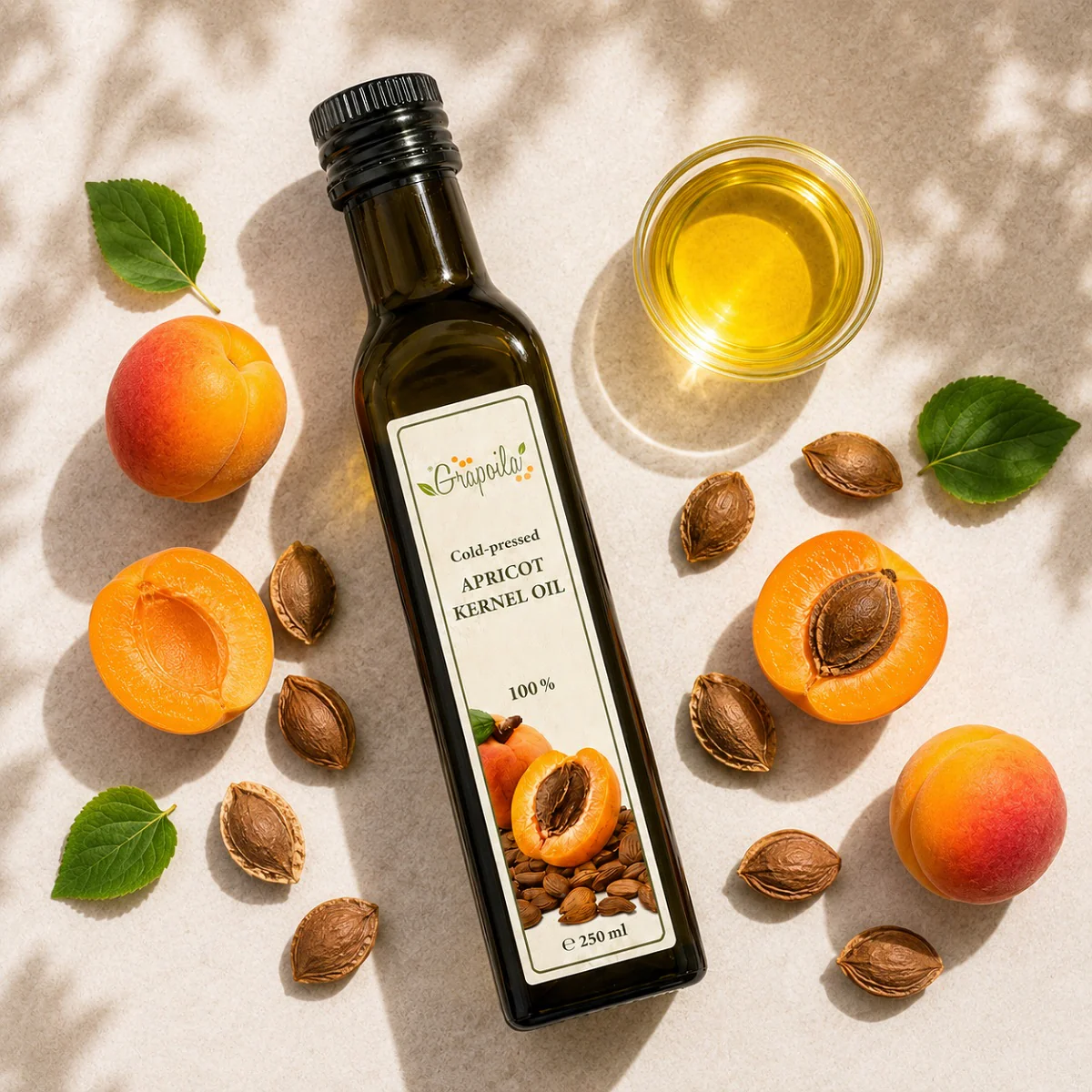 Apricot Kernel Oil 250ml - Image 3