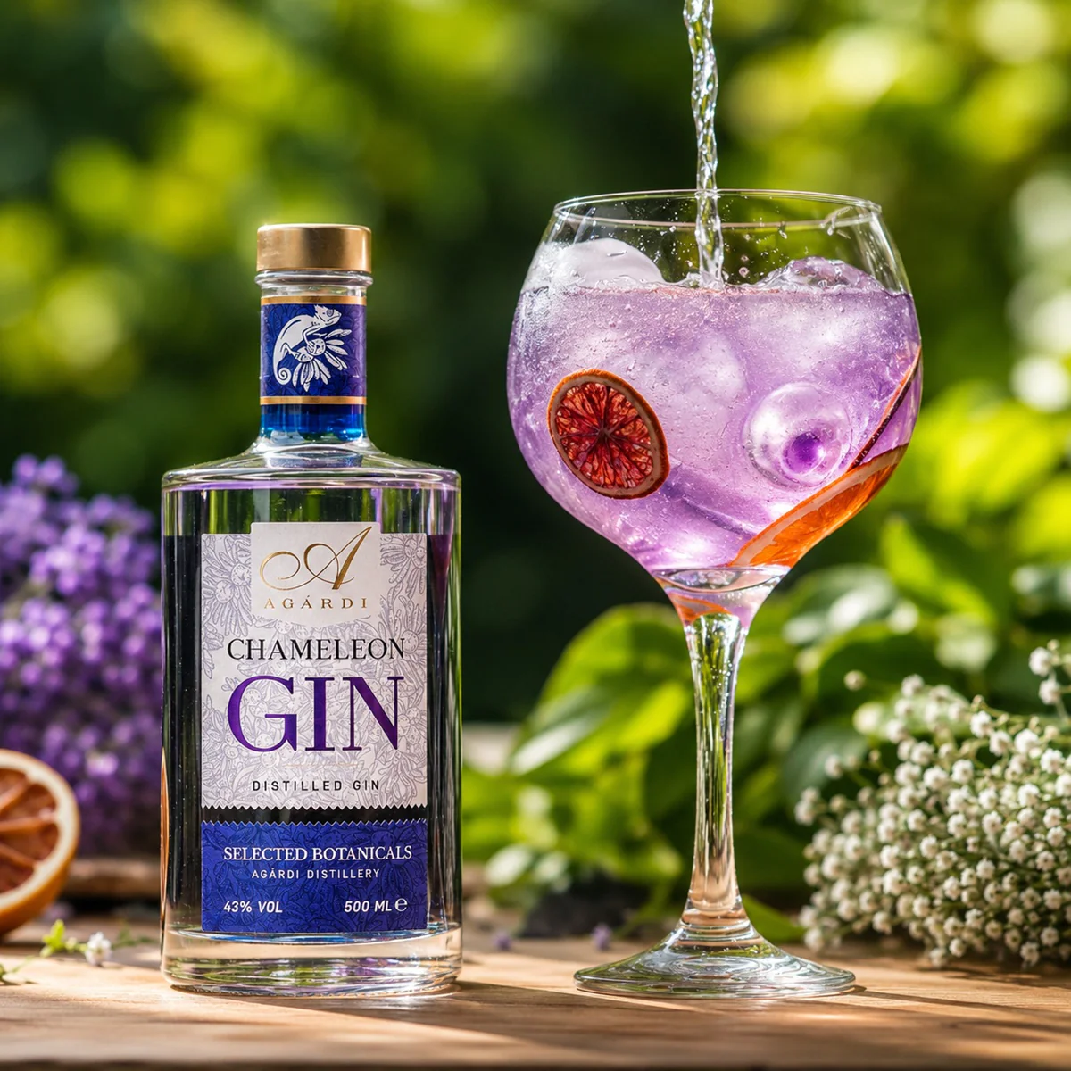 Chameleon Colour Changing Gin 0.5l - Image 3