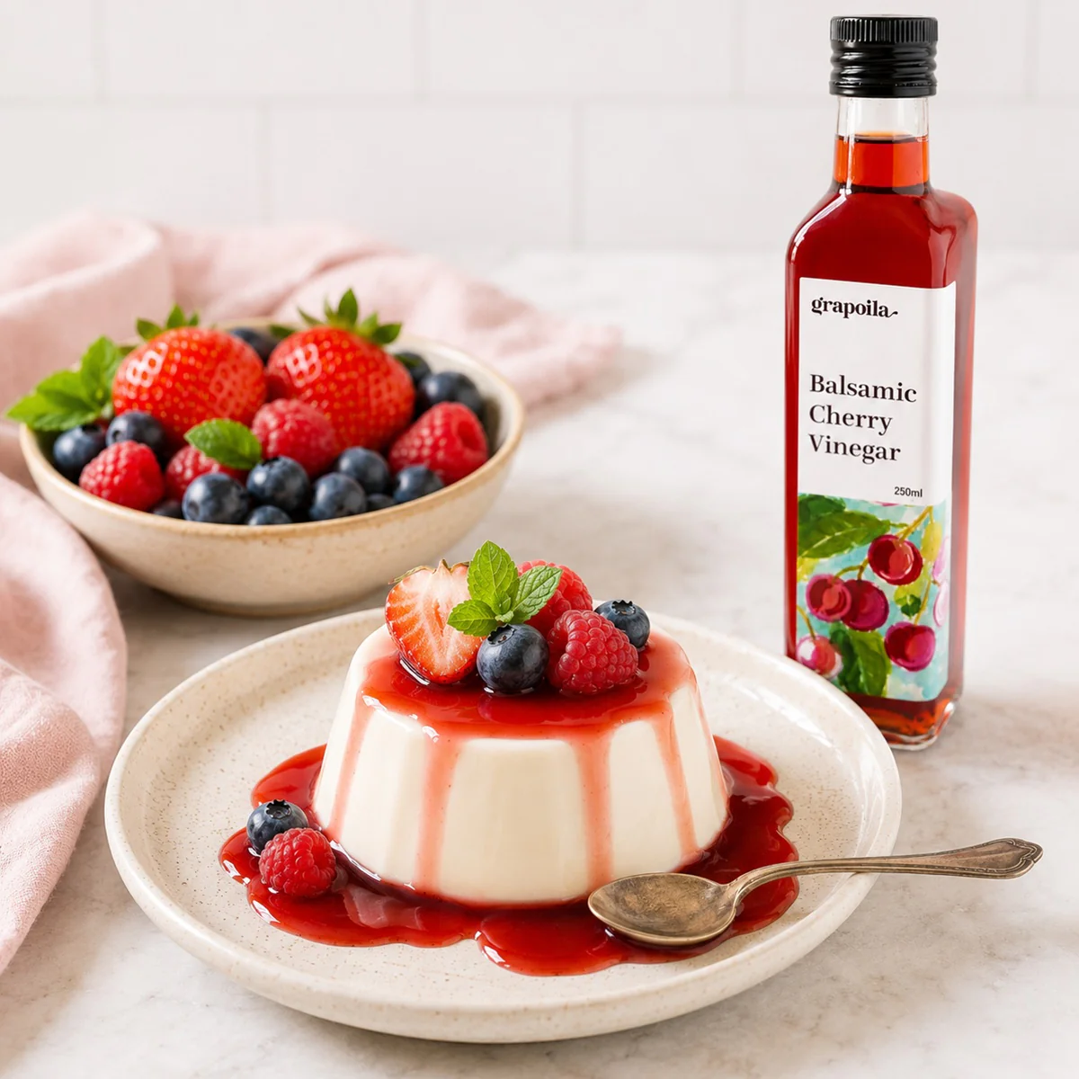 Cherry Balsamic Vinegar 250ml - Image 4
