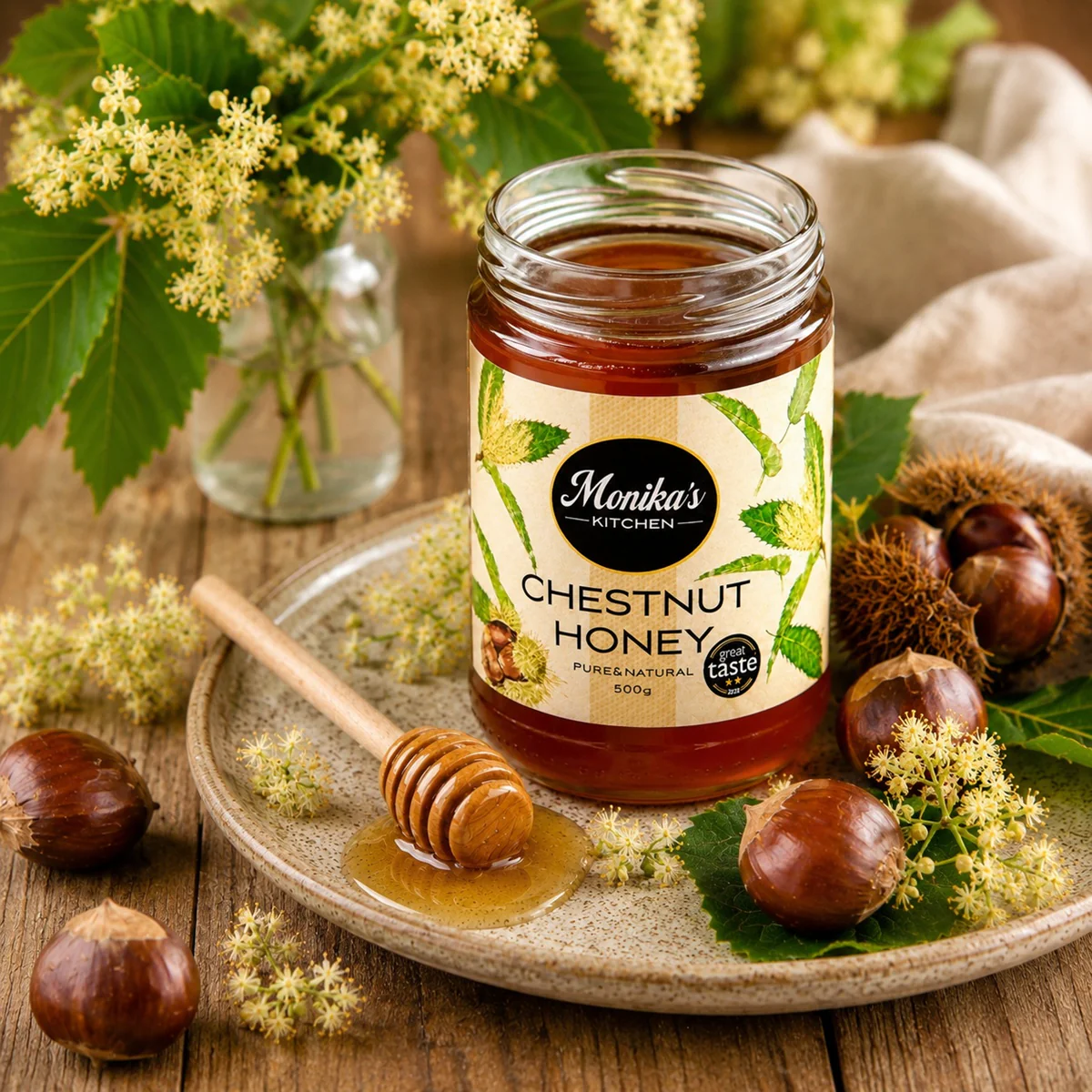 Chestnut Honey 500g - Image 3
