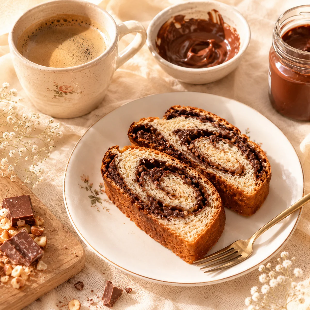 Chocolate Babka 350g - Image 3