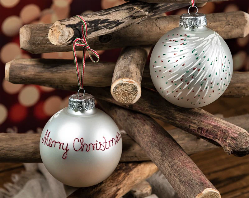 "Merry Christmas" - Christmas Tree Bauble - Image 4