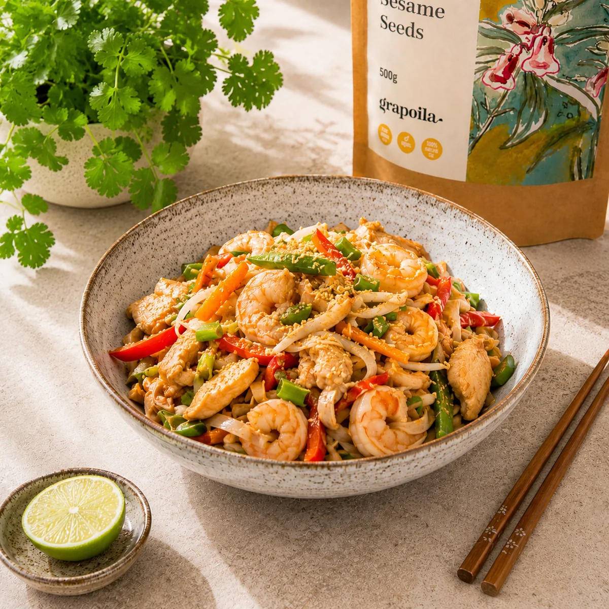 Ground Sesame Seeds 500g - Image 4