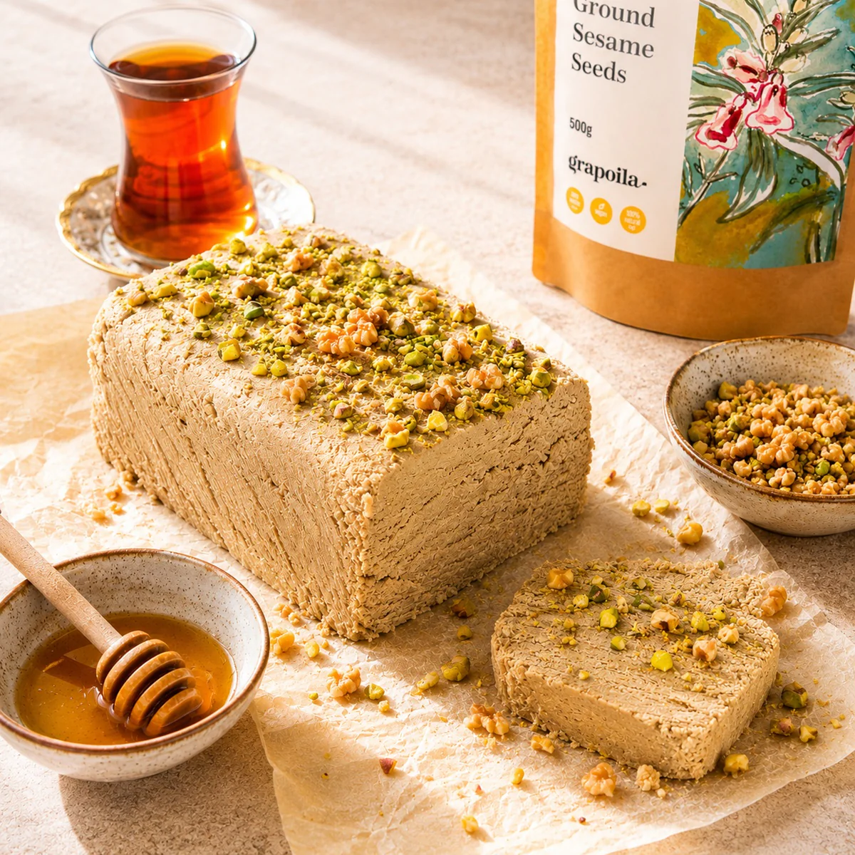 Ground Sesame Seeds 500g - Image 5
