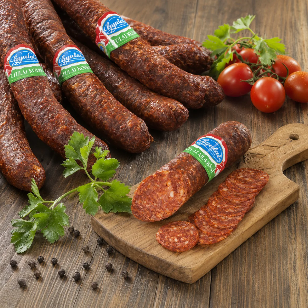 Gyulai Kolbász 250g - Hungarian Smoked Sausage - Image 3