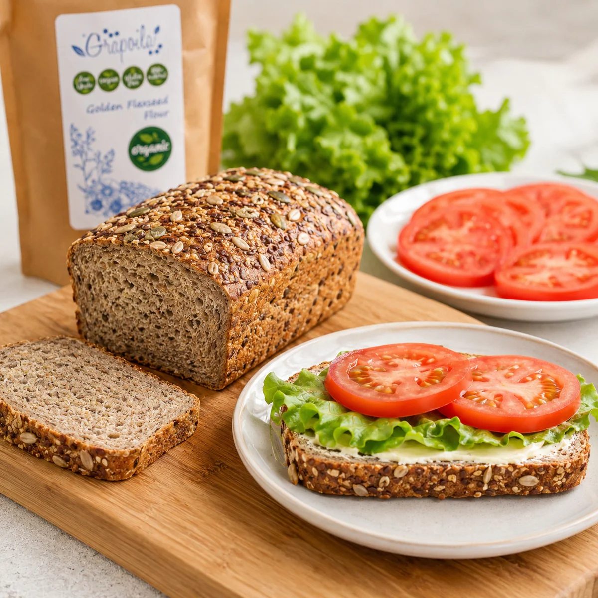 Organic Flaxseed Flour 500g - Image 5