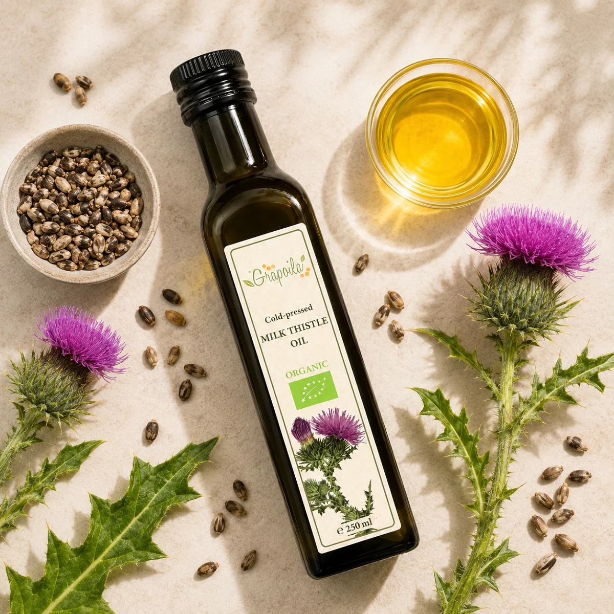 Organic Milk Thistle Oil 250ml - Image 3