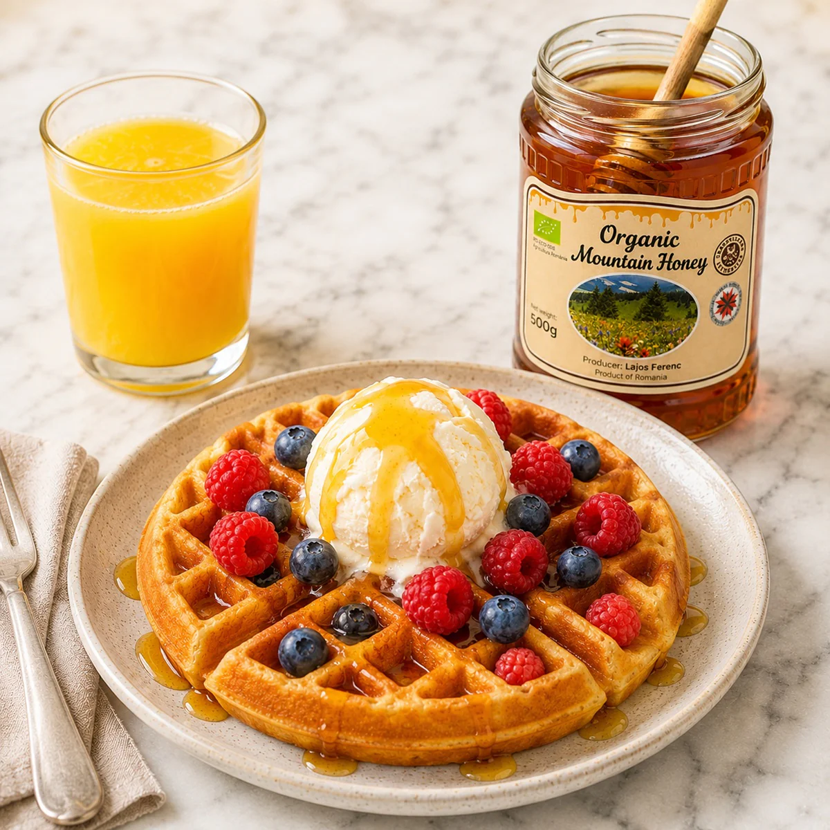 Organic Mountain Honey 500g - Image 4