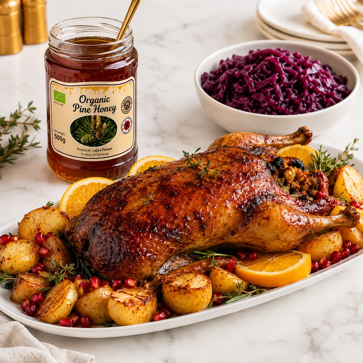 Organic Pine Honey 500g - Image 4