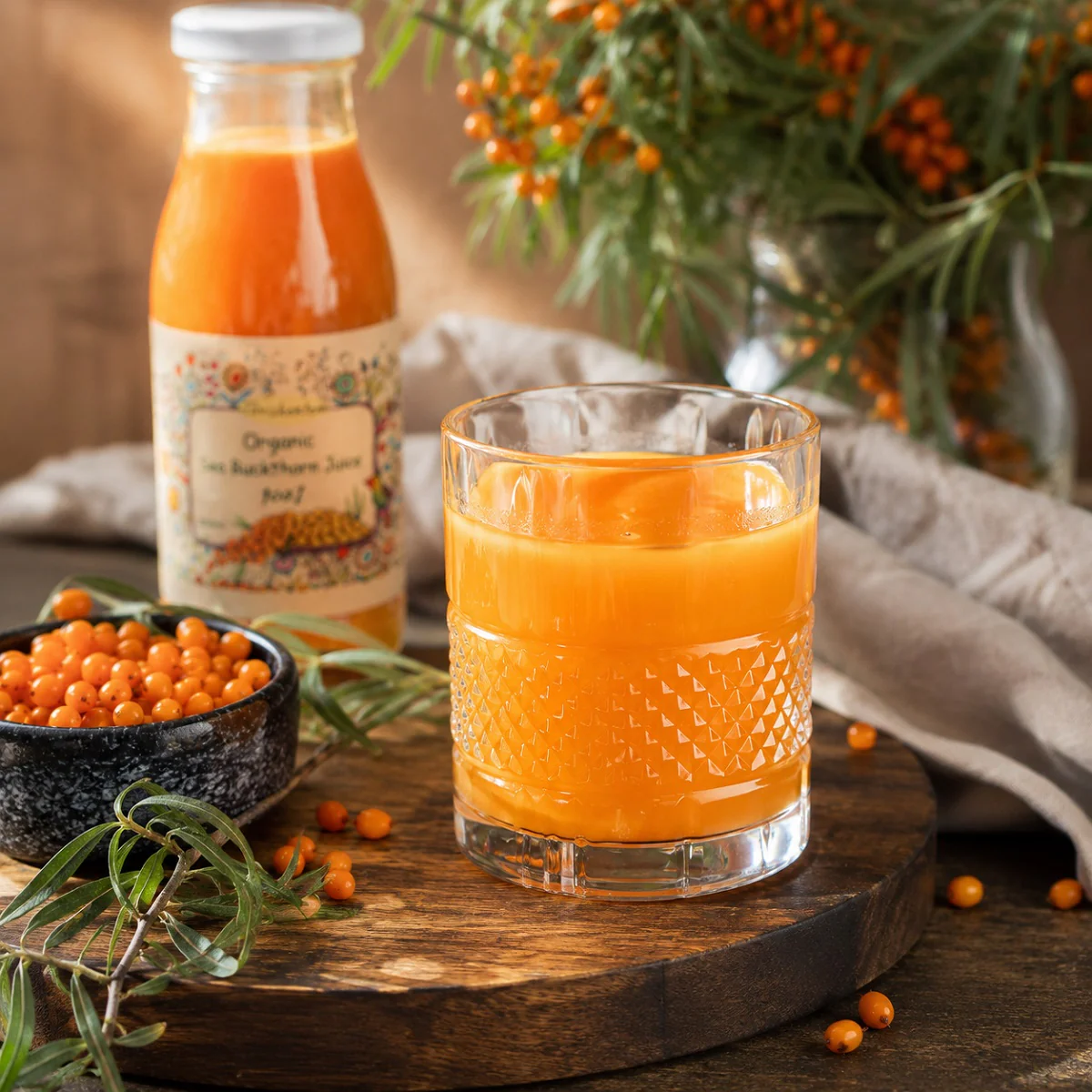 Organic Sea Buckthorn Juice 250ml - Image 3