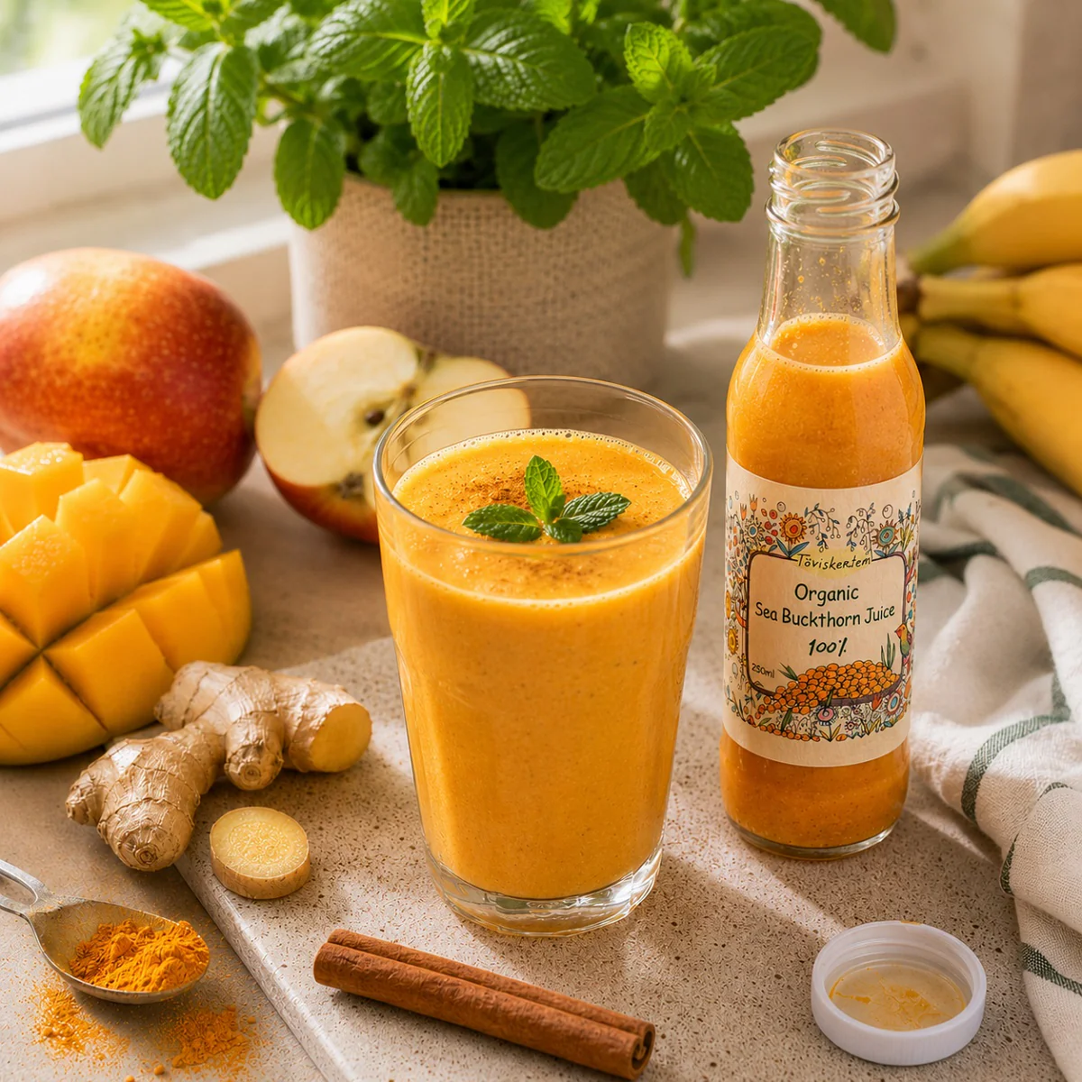 Organic Sea Buckthorn Juice 250ml - Image 4