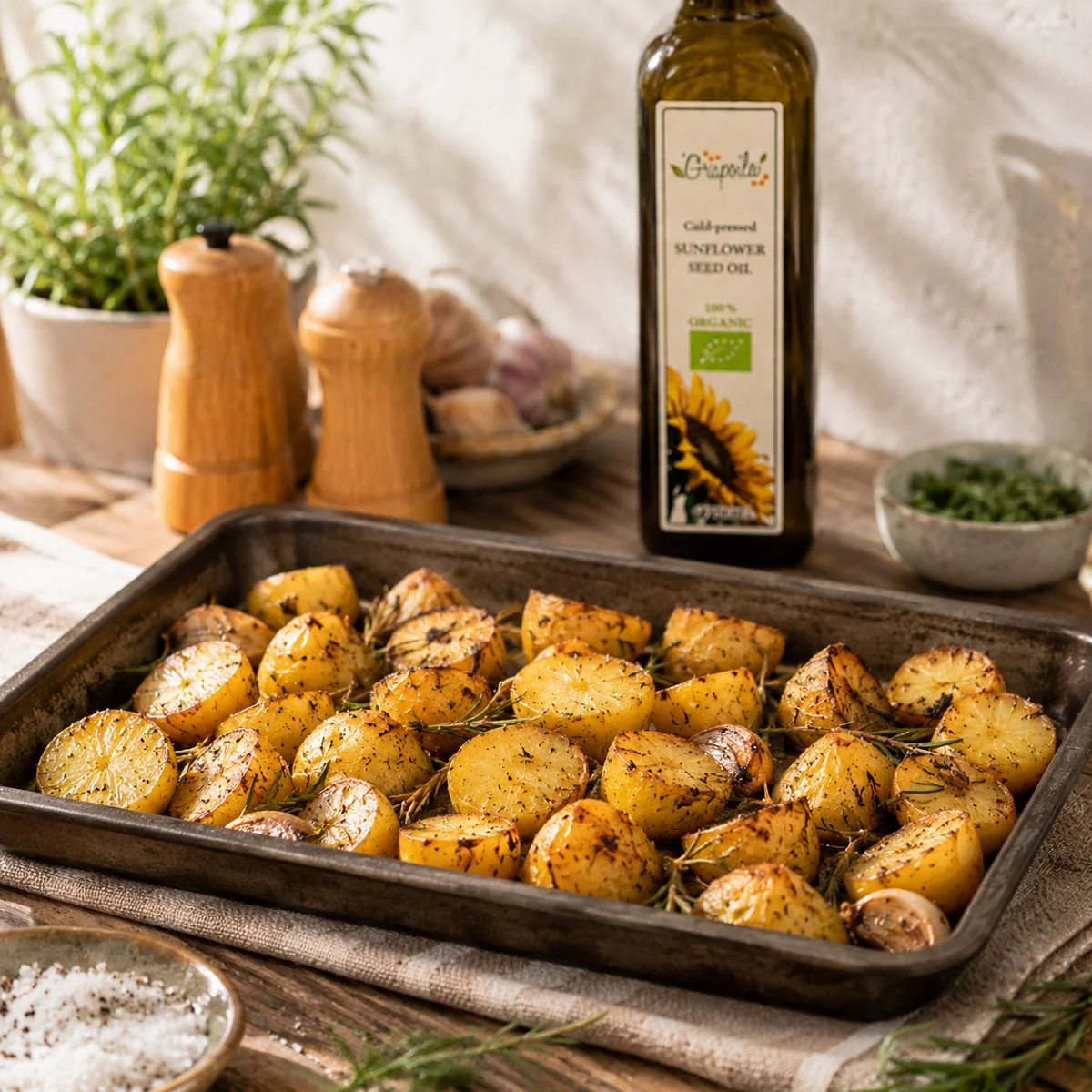 Organic Sunflower Oil 750ml - Image 5