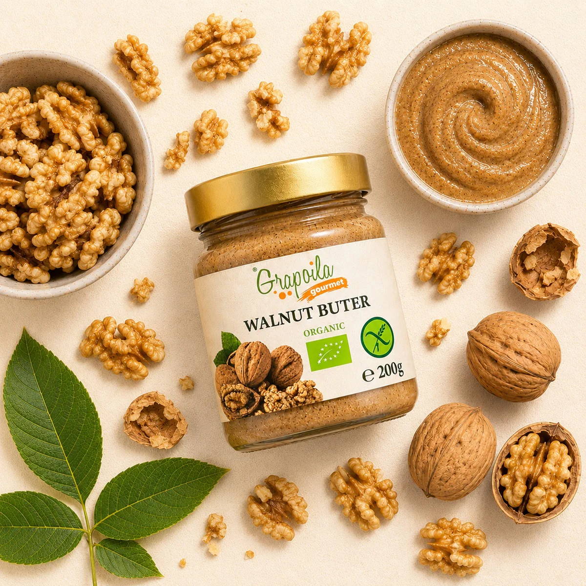 Organic Walnut Butter 200g - Image 3