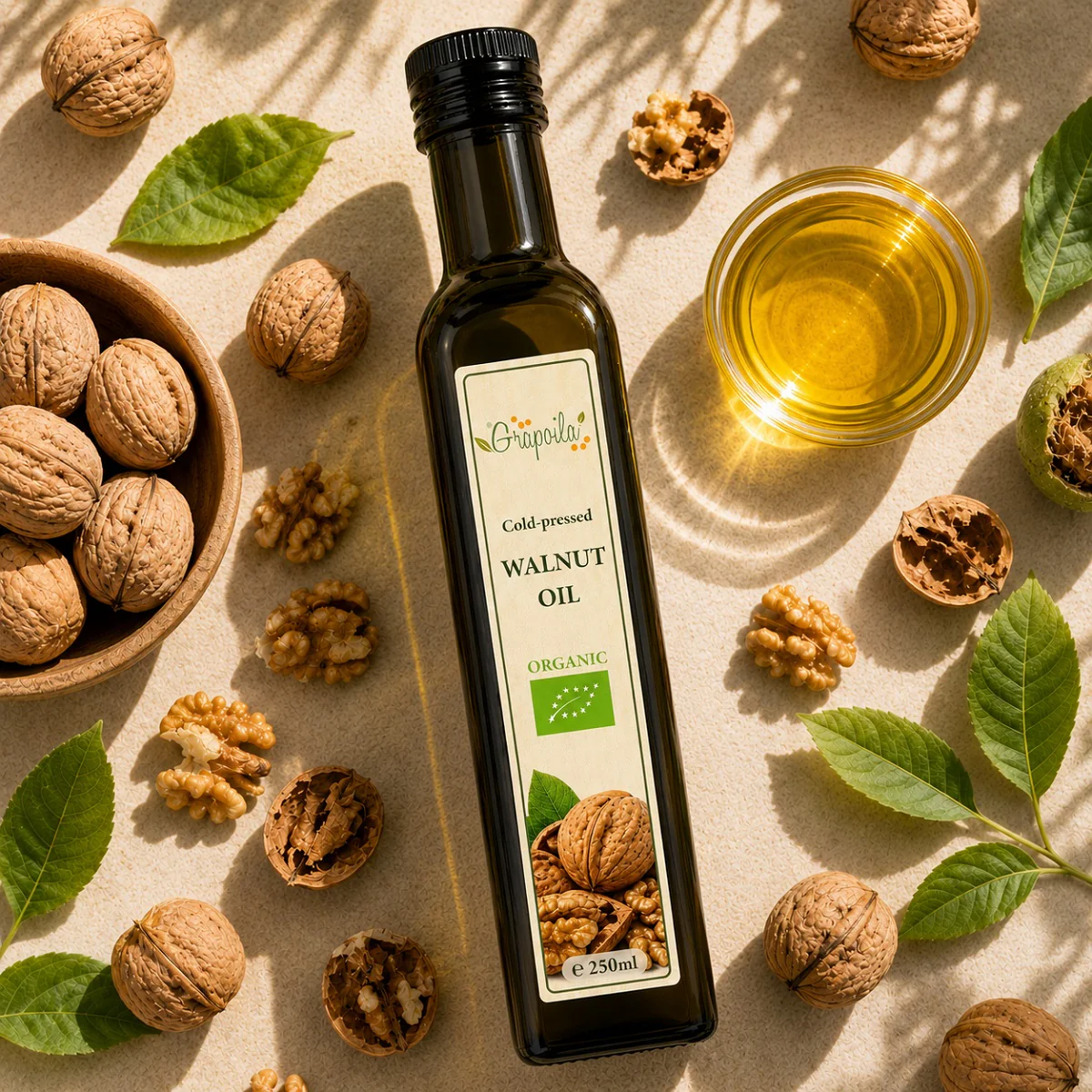 Organic Walnut Oil 250ml - Image 3
