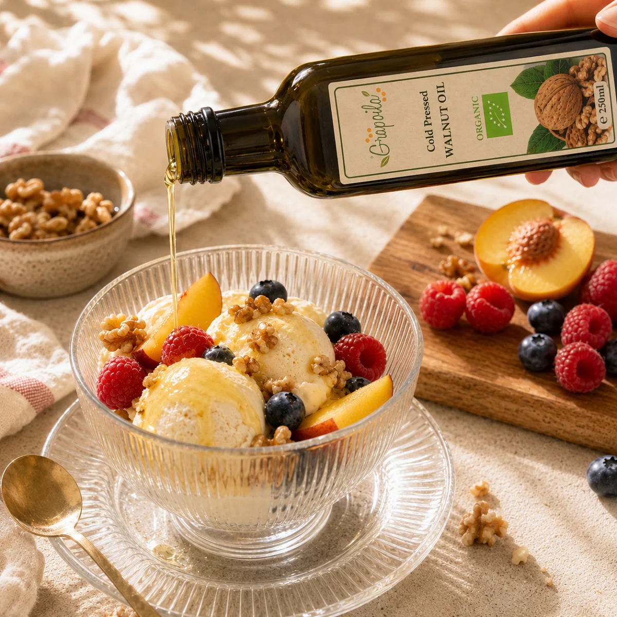 Organic Walnut Oil 250ml - Image 4