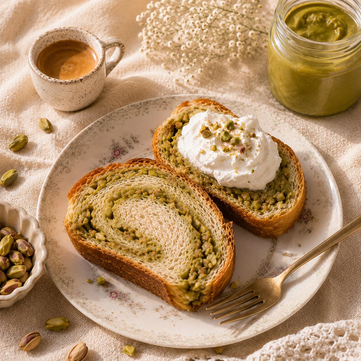 Pistachio Babka 350g - Image 3