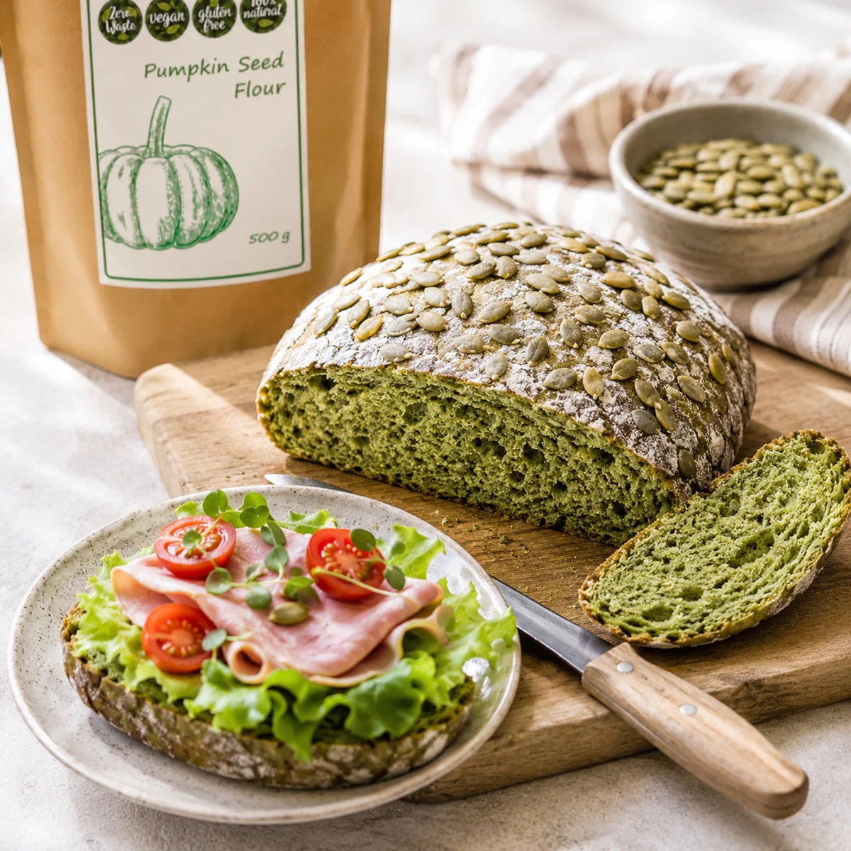 Pumpkin Seed Flour 500g - Image 4
