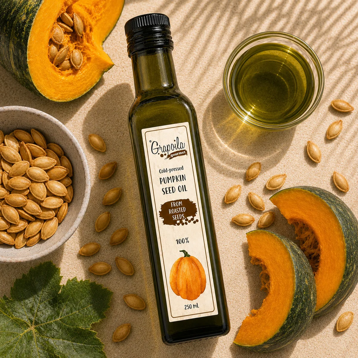Pumpkin Seed Oil 250ml - Image 3