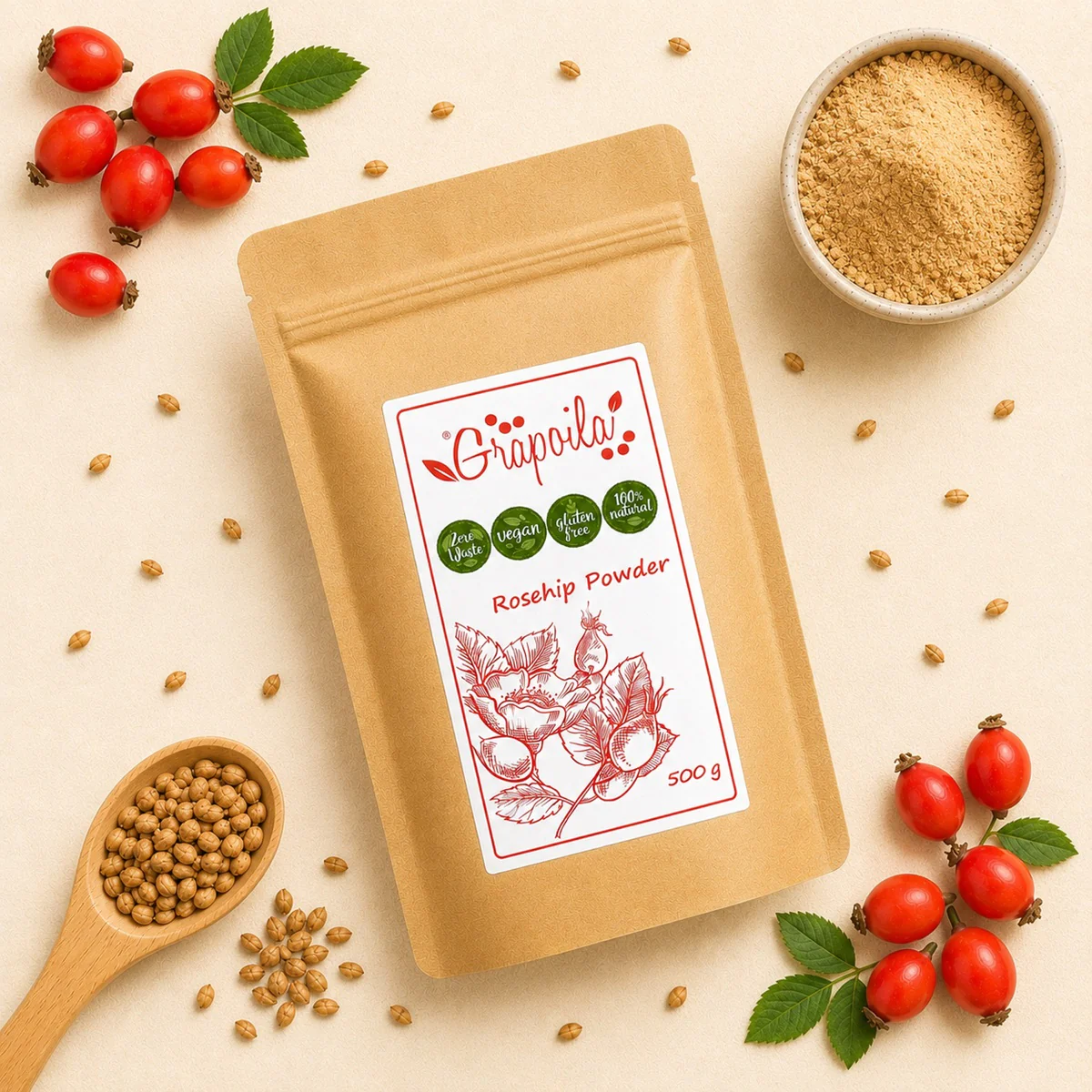 Rosehip Powder 500g - Image 3