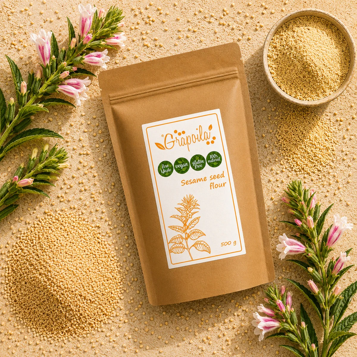 Sesame Flour 500g - Image 3