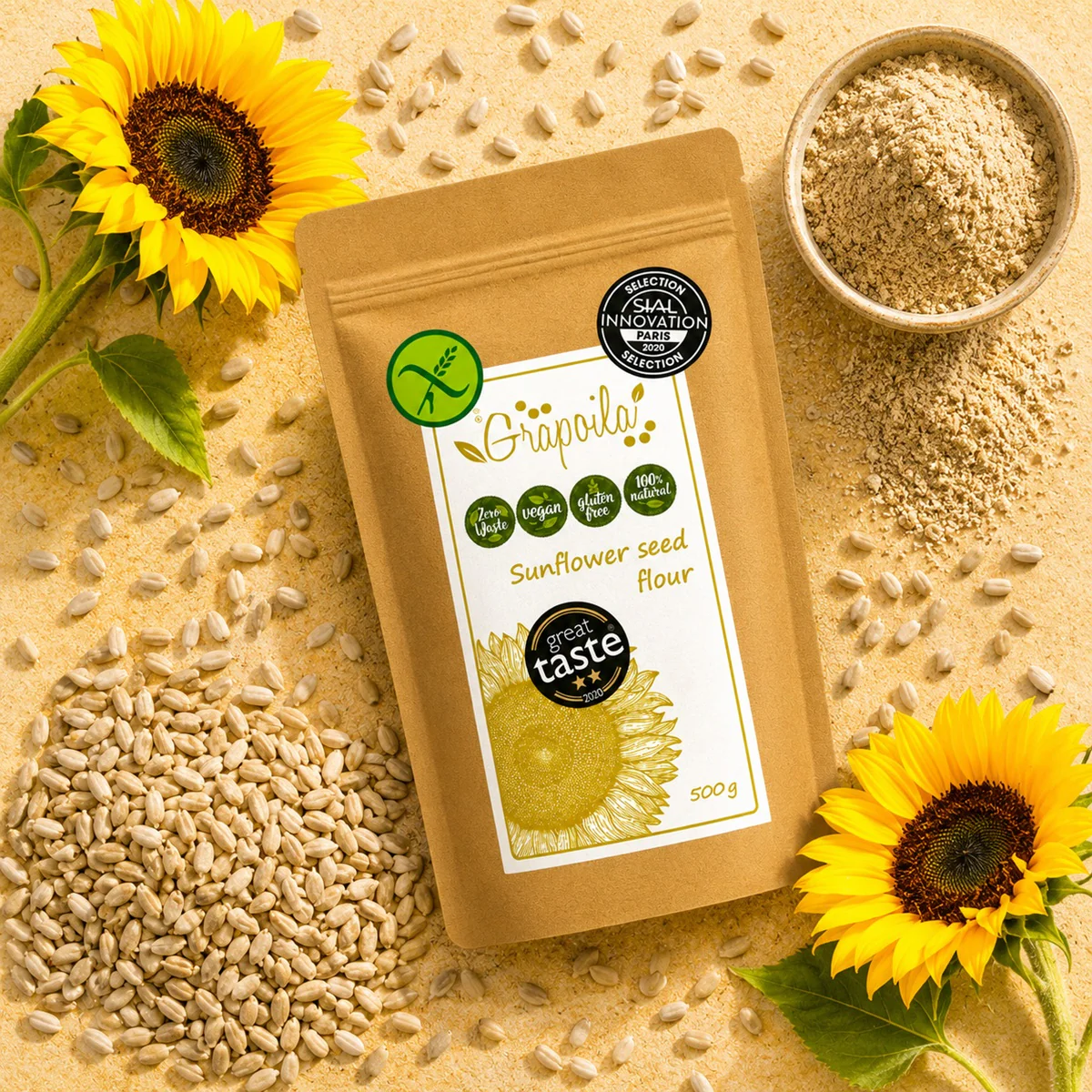 Sunflower Seed Flour 500g - Image 3